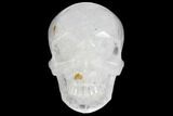 Realistic, Polished Quartz Crystal Skull #150848-2
